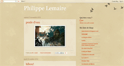 Desktop Screenshot of philippelemairedessin.blogspot.com