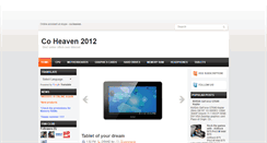 Desktop Screenshot of co-heaven.blogspot.com