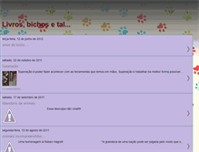 Tablet Screenshot of livrosbichosetal.blogspot.com