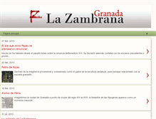 Tablet Screenshot of lazambranadegranada.blogspot.com