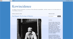 Desktop Screenshot of kowincidence.blogspot.com