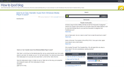 Desktop Screenshot of how-to-ipod.blogspot.com