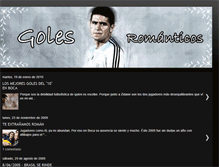 Tablet Screenshot of golesromanticos.blogspot.com