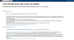 Desktop Screenshot of cashmundy.blogspot.com