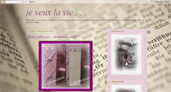 Desktop Screenshot of jeveuxlavie.blogspot.com