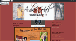 Desktop Screenshot of amberhallphotos.blogspot.com