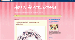 Desktop Screenshot of helloblackwoman.blogspot.com