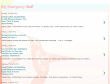Tablet Screenshot of myemergencystuff.blogspot.com
