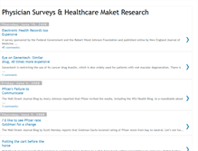 Tablet Screenshot of physiciansurveys.blogspot.com