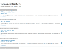 Tablet Screenshot of freshers-spot.blogspot.com