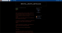 Desktop Screenshot of brutaldeathmetal666.blogspot.com