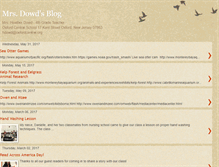 Tablet Screenshot of mrsdowdsblog.blogspot.com