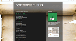 Desktop Screenshot of onebirdiechirps.blogspot.com