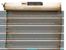 Tablet Screenshot of onebirdiechirps.blogspot.com
