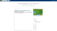 Desktop Screenshot of environmenthaliburton.blogspot.com