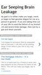 Mobile Screenshot of earseepingbrainleakage.blogspot.com
