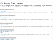 Tablet Screenshot of earseepingbrainleakage.blogspot.com