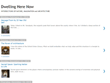 Tablet Screenshot of dwellingherenow.blogspot.com