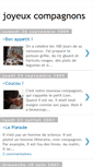 Mobile Screenshot of joyeuxcompagnons.blogspot.com