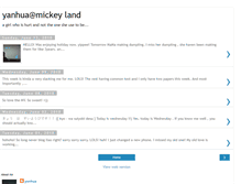 Tablet Screenshot of mickey-land.blogspot.com