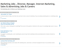 Tablet Screenshot of marketing-job-board.blogspot.com