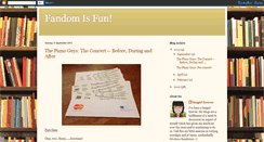 Desktop Screenshot of fandomizfun.blogspot.com