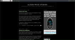 Desktop Screenshot of alisonpricestudios.blogspot.com