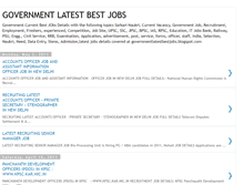 Tablet Screenshot of governmentlatestjobs.blogspot.com