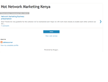 Tablet Screenshot of hotnetworkmarketingkenyachapter2.blogspot.com