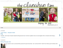 Tablet Screenshot of clanahanfam.blogspot.com