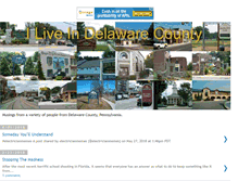 Tablet Screenshot of iliveindelawarecounty.blogspot.com