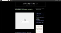 Desktop Screenshot of infiniteunity3d.blogspot.com