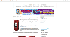 Desktop Screenshot of cellphonesforseniorcitizens.blogspot.com