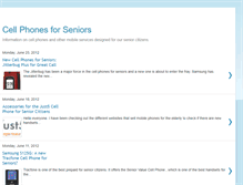 Tablet Screenshot of cellphonesforseniorcitizens.blogspot.com