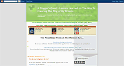 Desktop Screenshot of abloggersquest.blogspot.com