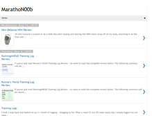 Tablet Screenshot of marathonoob.blogspot.com