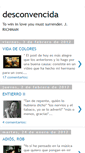 Mobile Screenshot of desconvencida.blogspot.com