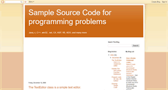 Desktop Screenshot of examplesourcecode.blogspot.com