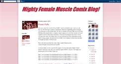 Desktop Screenshot of mightyfemalemusclecomixblog.blogspot.com