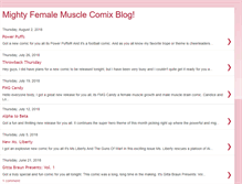 Tablet Screenshot of mightyfemalemusclecomixblog.blogspot.com