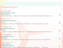 Tablet Screenshot of christmas-recipe.blogspot.com