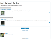 Tablet Screenshot of ladybarbarasgarden.blogspot.com