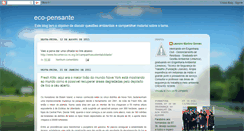 Desktop Screenshot of eco-pensante.blogspot.com