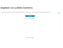 Tablet Screenshot of labelle-cosmetics.blogspot.com