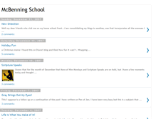 Tablet Screenshot of mcbenningschool.blogspot.com