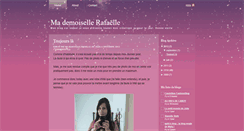 Desktop Screenshot of mademoisellerafaelle.blogspot.com