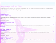 Tablet Screenshot of nageldesignblog.blogspot.com