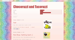 Desktop Screenshot of chocorazziandtacorazzi.blogspot.com