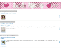 Tablet Screenshot of lovetodigiscrap-luisabebe.blogspot.com