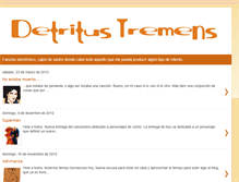 Tablet Screenshot of detritustremens.blogspot.com